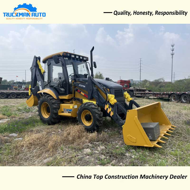 XCMG XC870K 2 5 Tons Backhoe Loader For Guyana